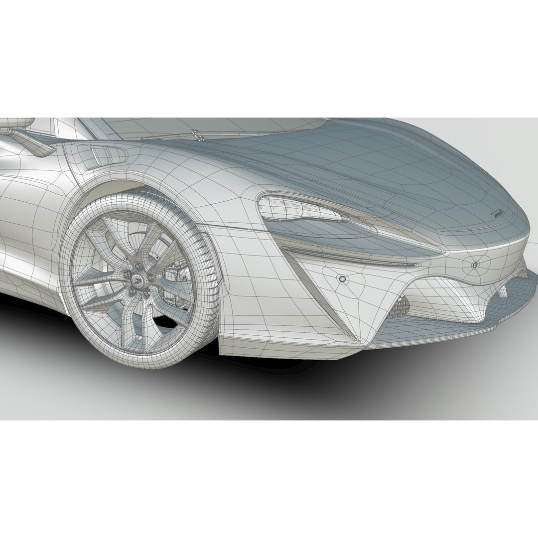 McLaren Artura 2022 3D Model – Detailed Luxury Car, Blender & FBX - View 13