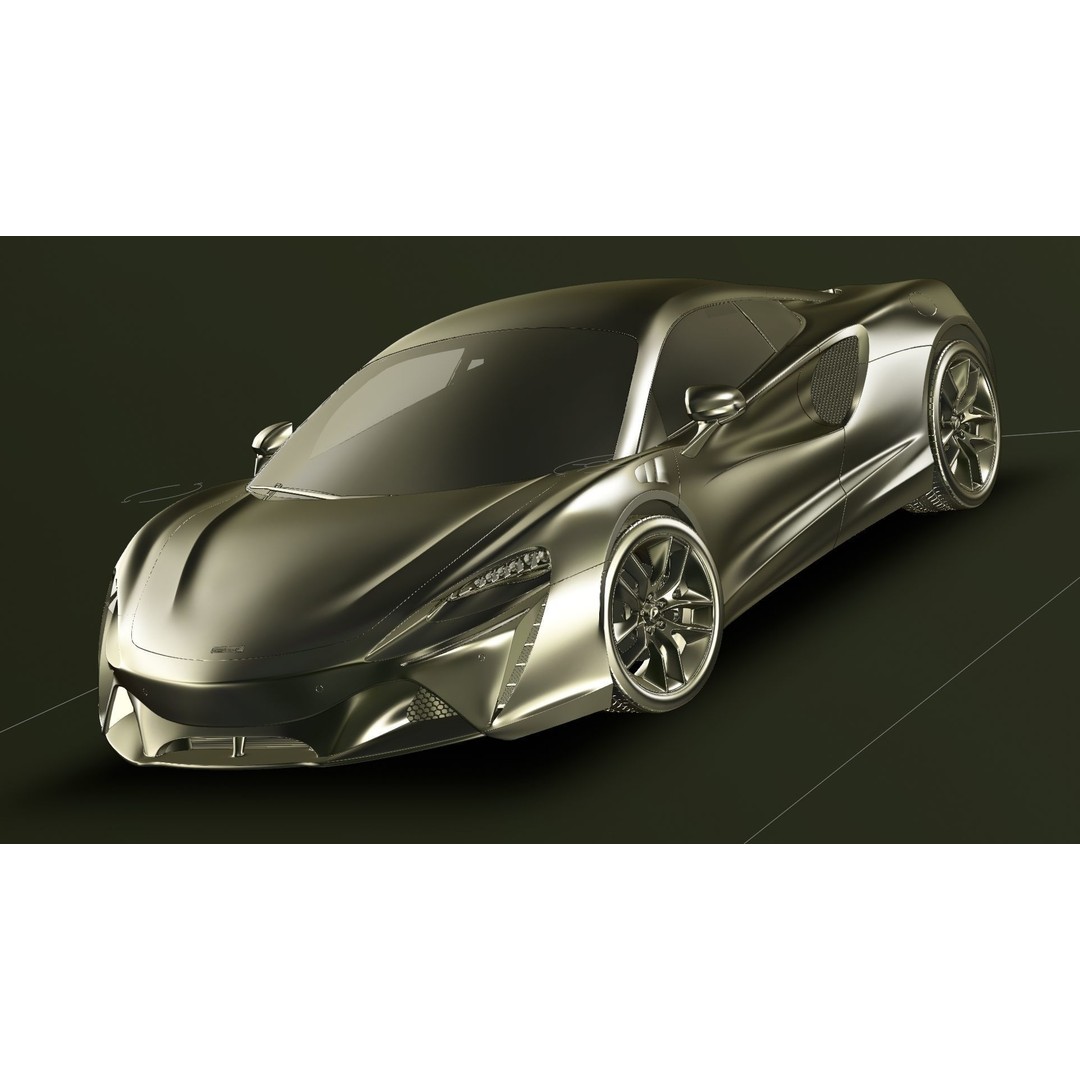 McLaren Artura 2022 3D Model – Detailed Luxury Car, Blender & FBX - View 18