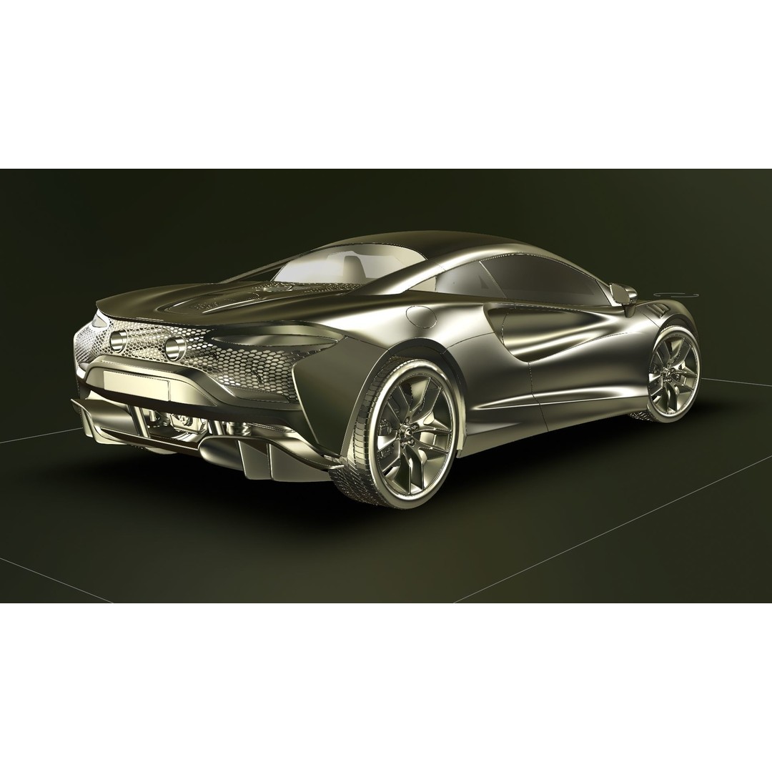 McLaren Artura 2022 3D Model – Detailed Luxury Car, Blender & FBX - View 19