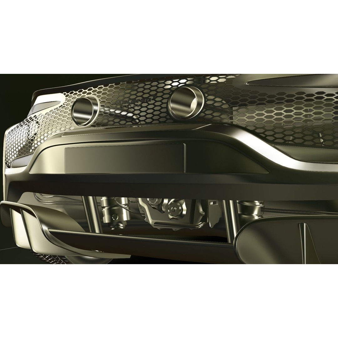 McLaren Artura 2022 3D Model – Detailed Luxury Car, Blender & FBX - View 20