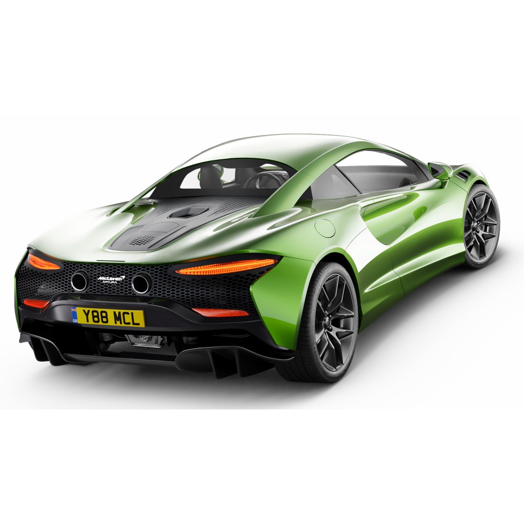 McLaren Artura 2022 3D Model – Detailed Luxury Car, Blender & FBX - View 4