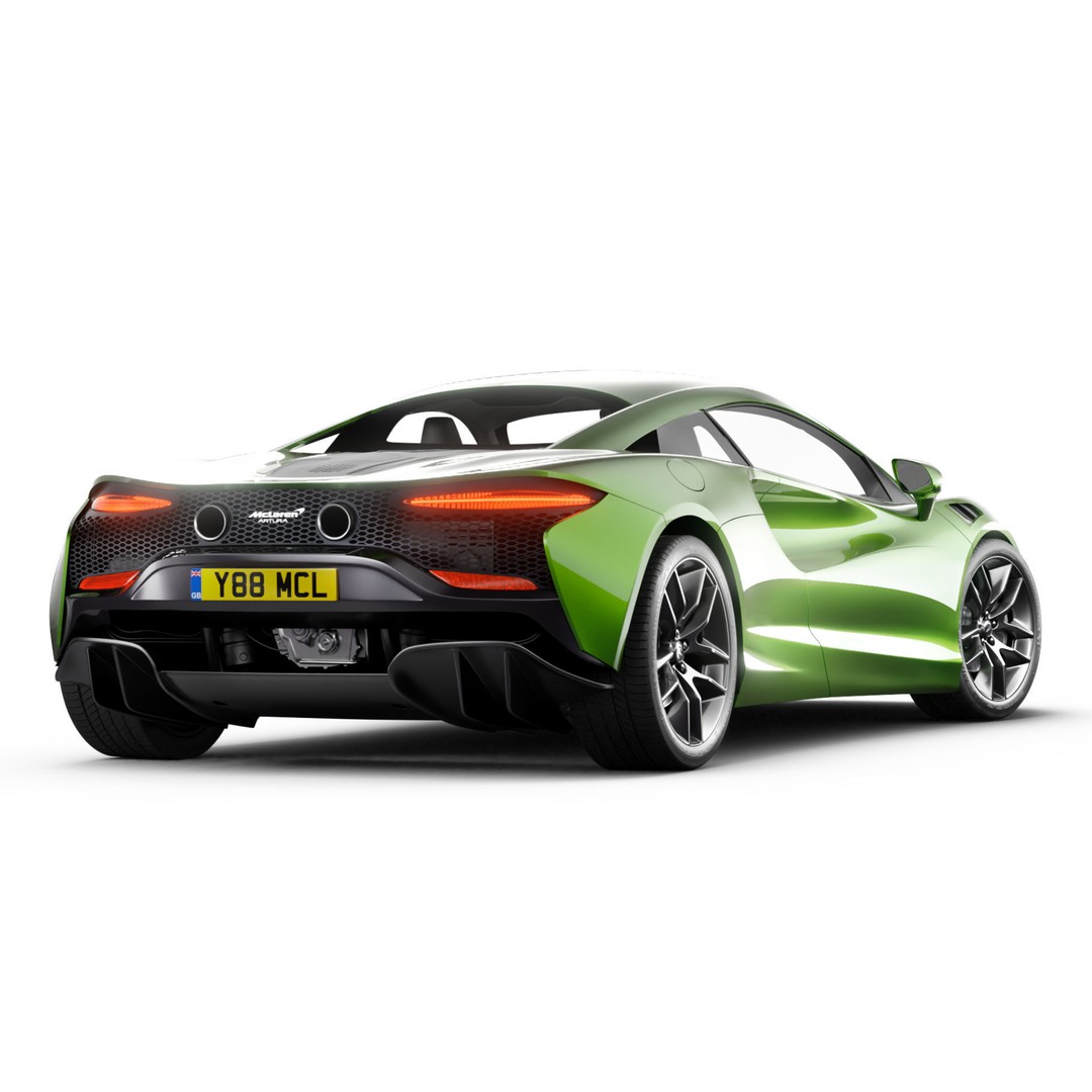 McLaren Artura 2022 3D Model – Detailed Luxury Car, Blender & FBX - View 8