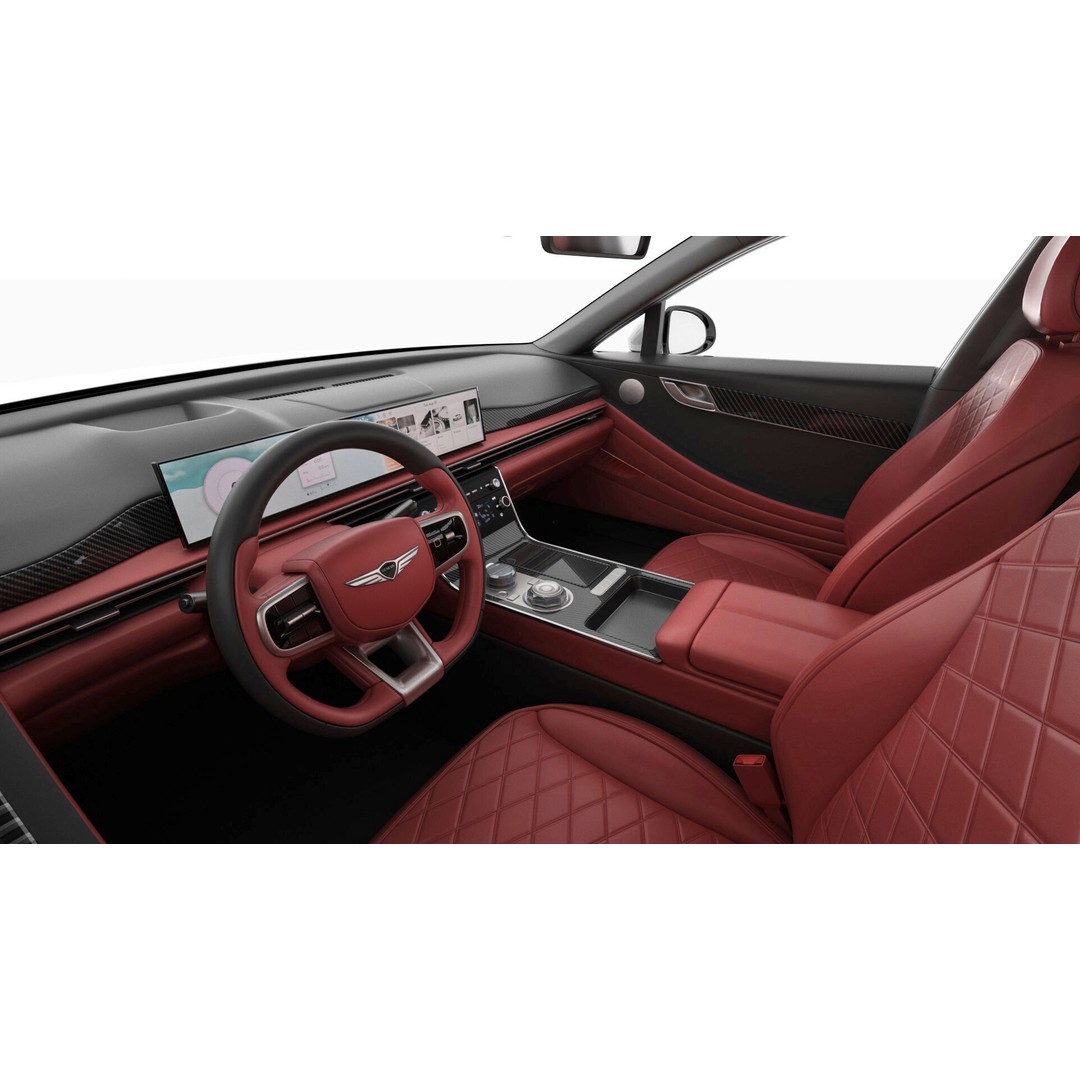 Genesis G80 Sport 2025 3D Model – Detailed Luxury Sedan, FBX, OBJ, Blender - View 19