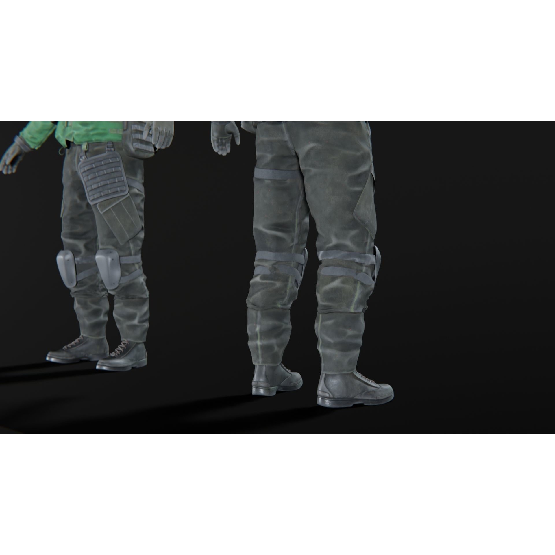Soldier Flight Deck Crew - Rigged Game-Ready 3D Model - View 11