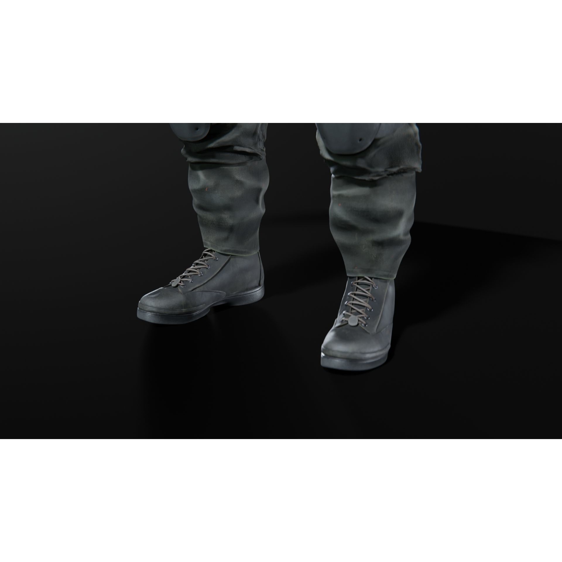 Soldier Flight Deck Crew - Rigged Game-Ready 3D Model - View 17