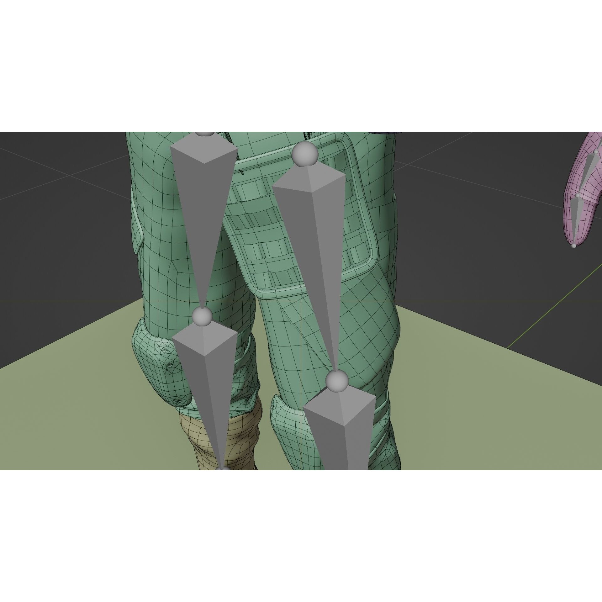 Soldier Flight Deck Crew - Rigged Game-Ready 3D Model - View 25