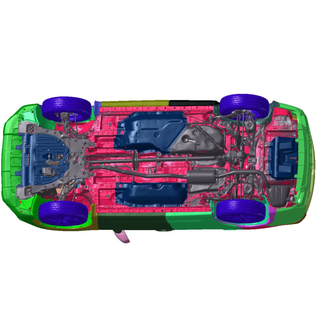 Honda CR-V Hybrid 3D Model – Detailed Scanned Vehicle, STL Format - View 5
