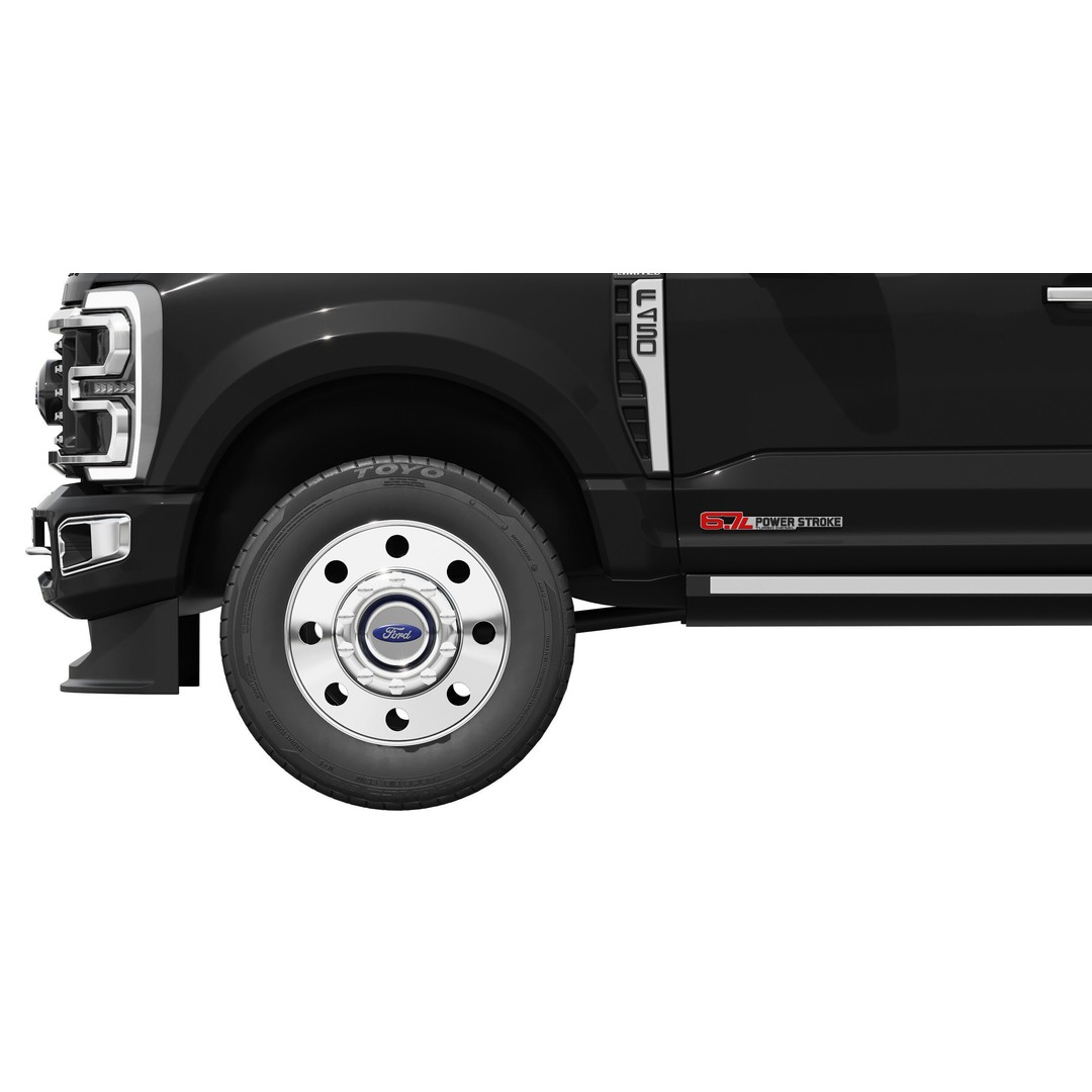 F-450 Super Duty Limited 2024 3D Model – High Poly SUV, FBX, PBR Textures - View 12