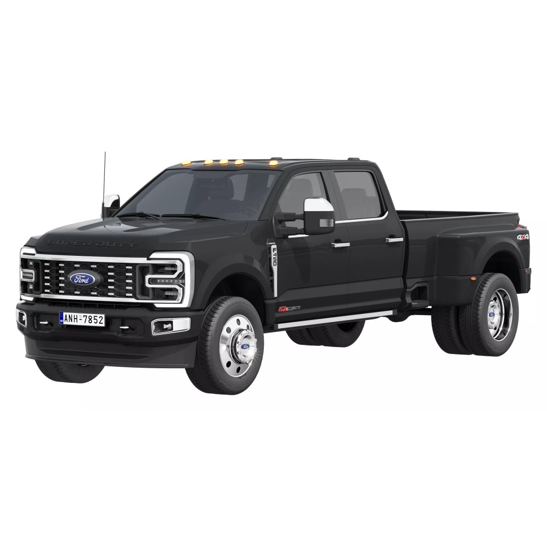 F-450 Super Duty Limited 2024 3D Model – High Poly SUV, FBX, PBR Textures - View 2