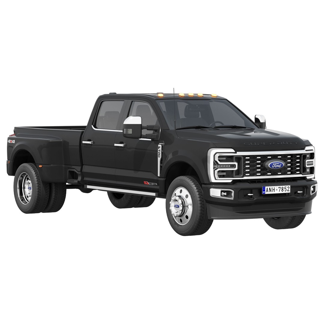 F-450 Super Duty Limited 2024 3D Model – High Poly SUV, FBX, PBR Textures - View 3