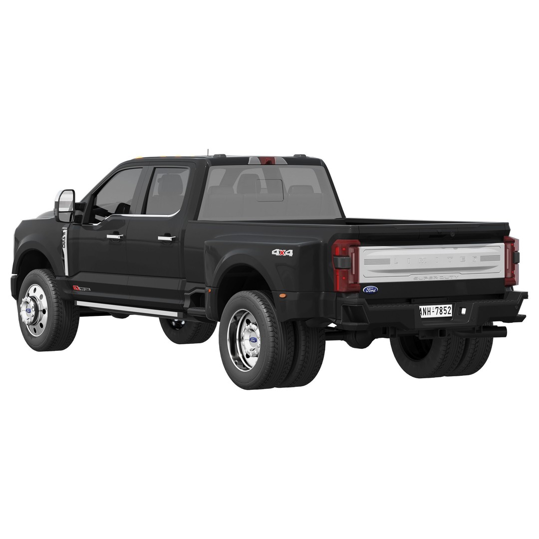 F-450 Super Duty Limited 2024 3D Model – High Poly SUV, FBX, PBR Textures - View 4