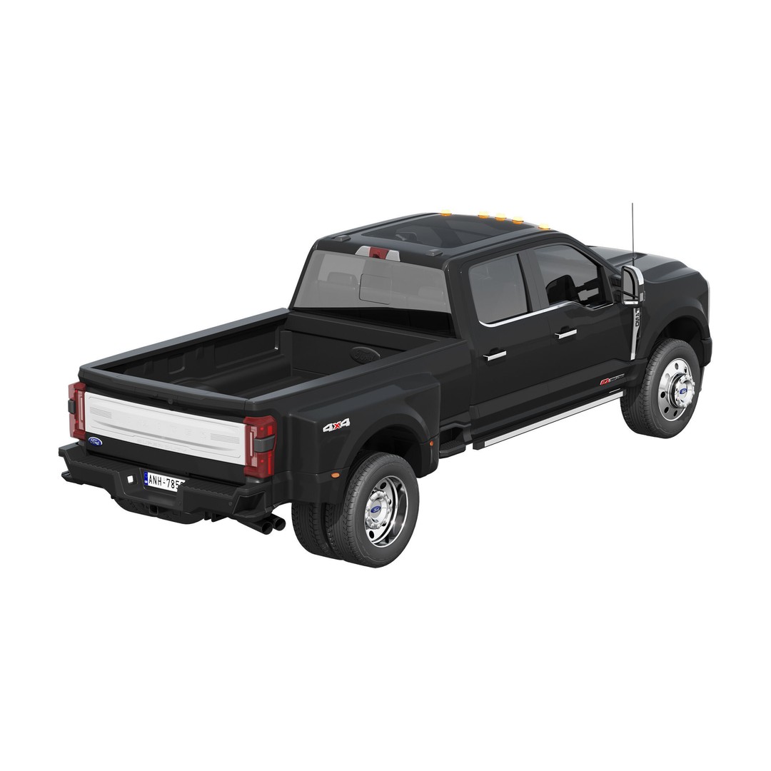 F-450 Super Duty Limited 2024 3D Model – High Poly SUV, FBX, PBR Textures - View 6
