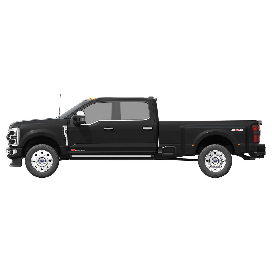 F-450 Super Duty Limited 2024 3D Model – High Poly SUV, FBX, PBR Textures - View 7
