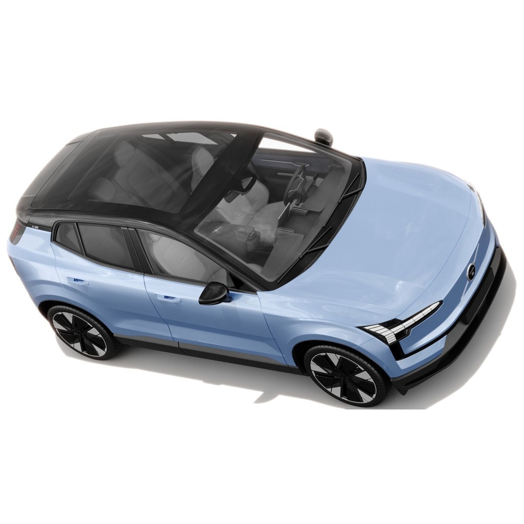 Volvo EX30 2025 3D Model – Realistic SUV with Interior, FBX, Blender - View 10