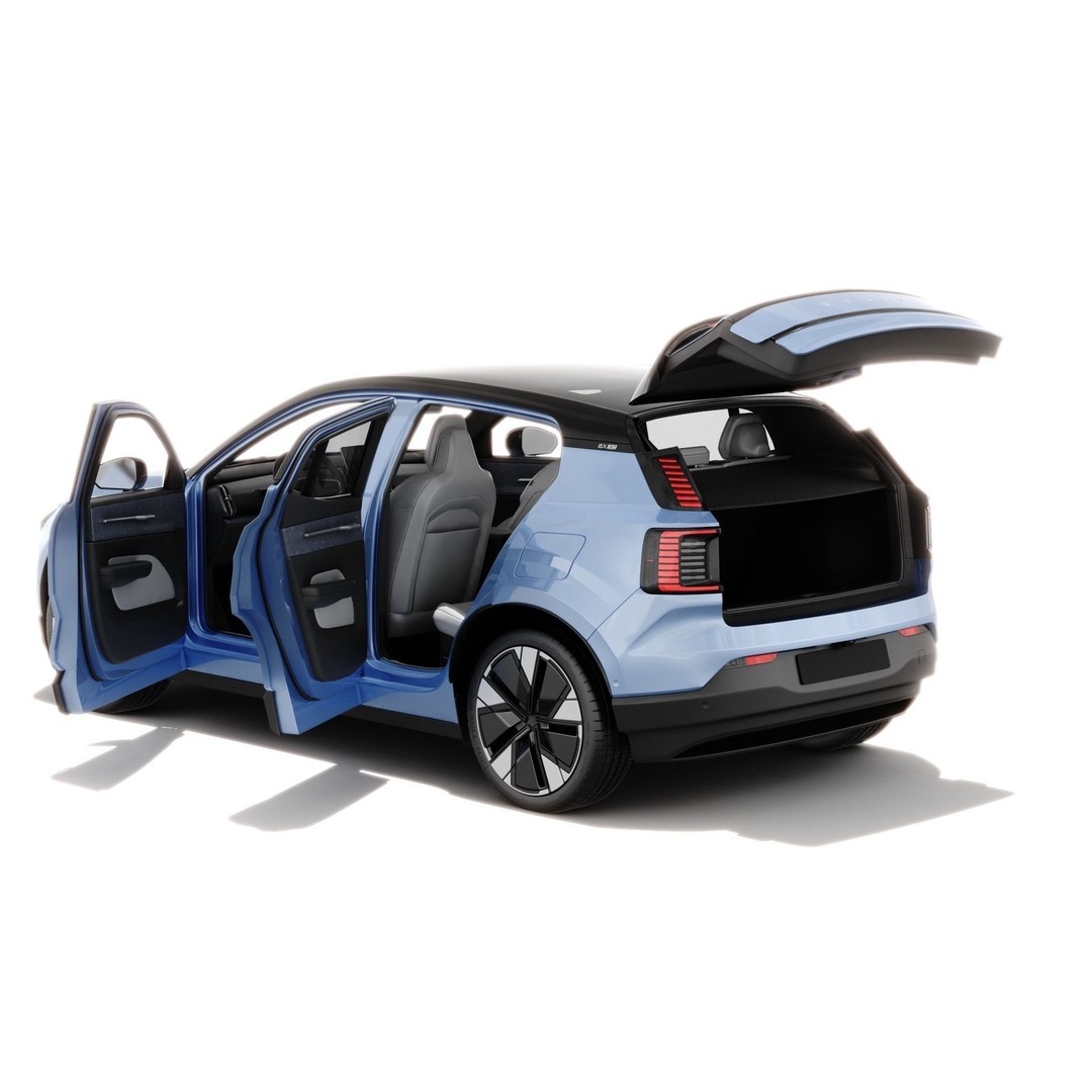 Volvo EX30 2025 3D Model – Realistic SUV with Interior, FBX, Blender - View 14