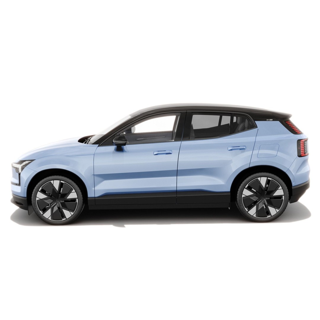 Volvo EX30 2025 3D Model – Realistic SUV with Interior, FBX, Blender - View 5