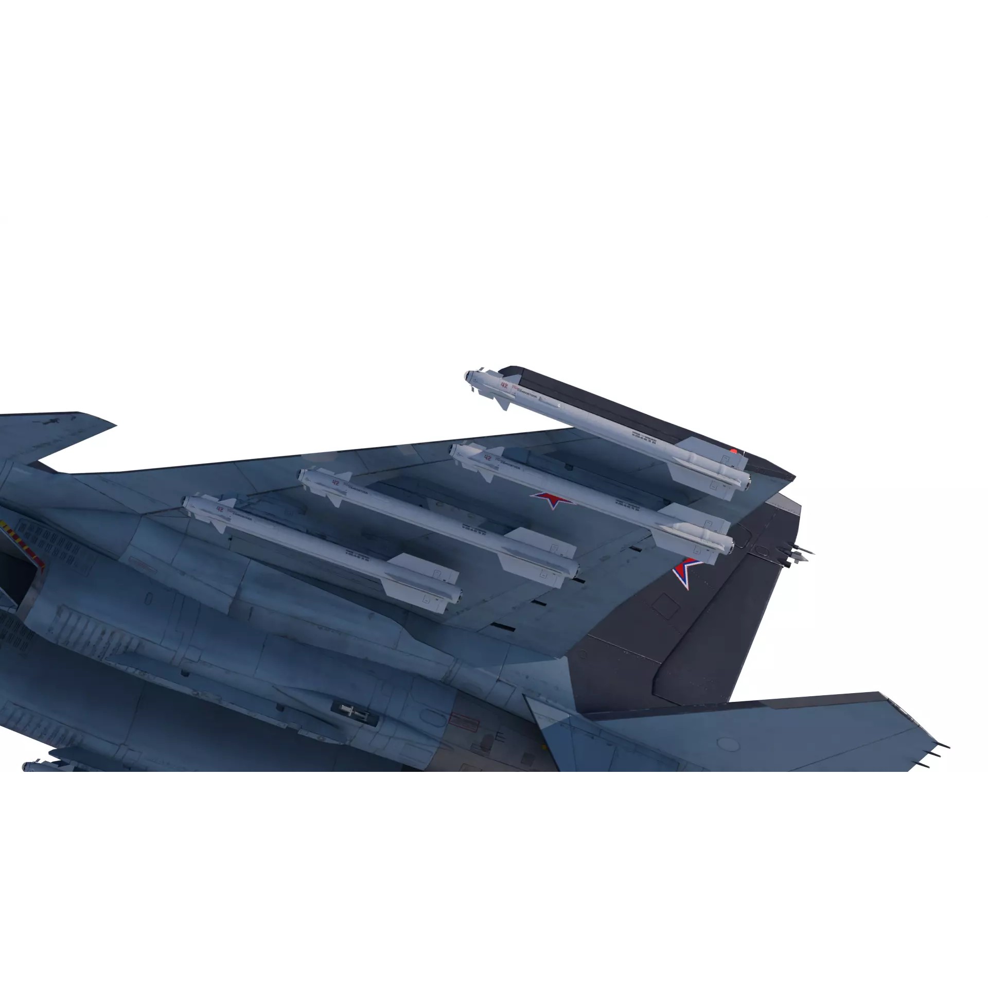 Soukhoi Su-30 - Low-Poly Game-Ready 3D Model - View 17