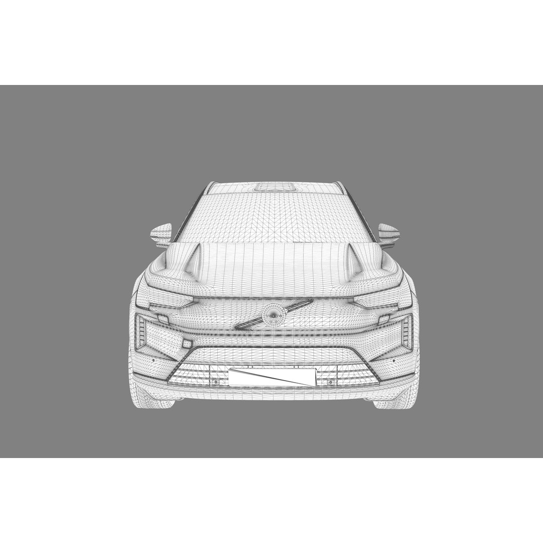Volvo EX90 2023 3D Model – High Poly SUV with Openable Doors, FBX, OBJ, Blender - View 23