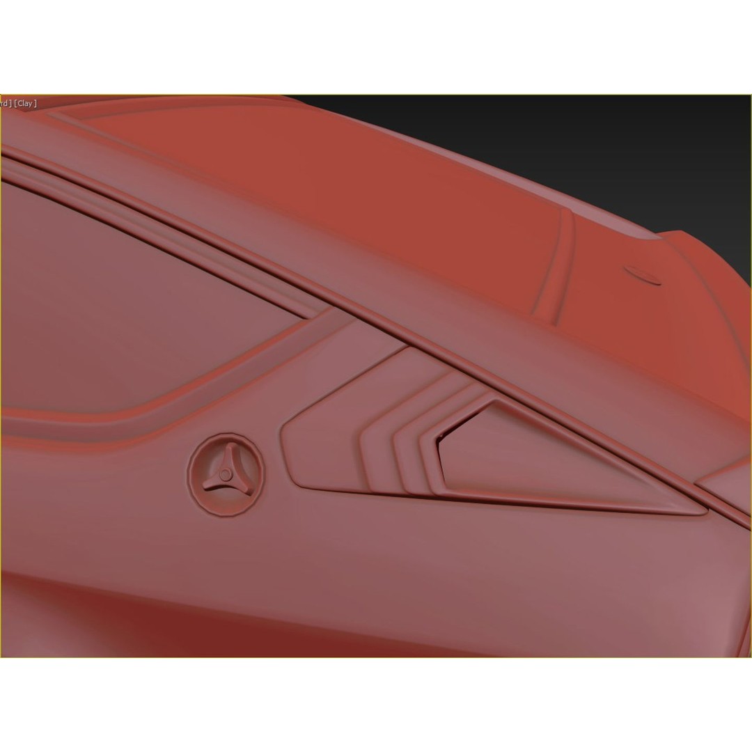 Alfa Romeo Alfetta GTV6 3D Model – High Poly Game Asset, FBX, OBJ - View 14
