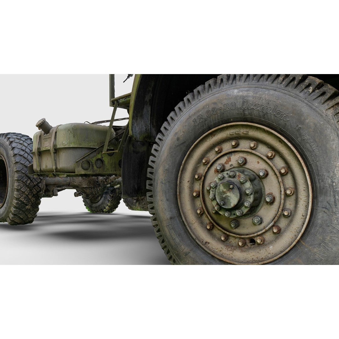 Star 266 Polish Off-Road Truck 3D Model – High Poly Photogrammetry FBX/OBJ - View 10