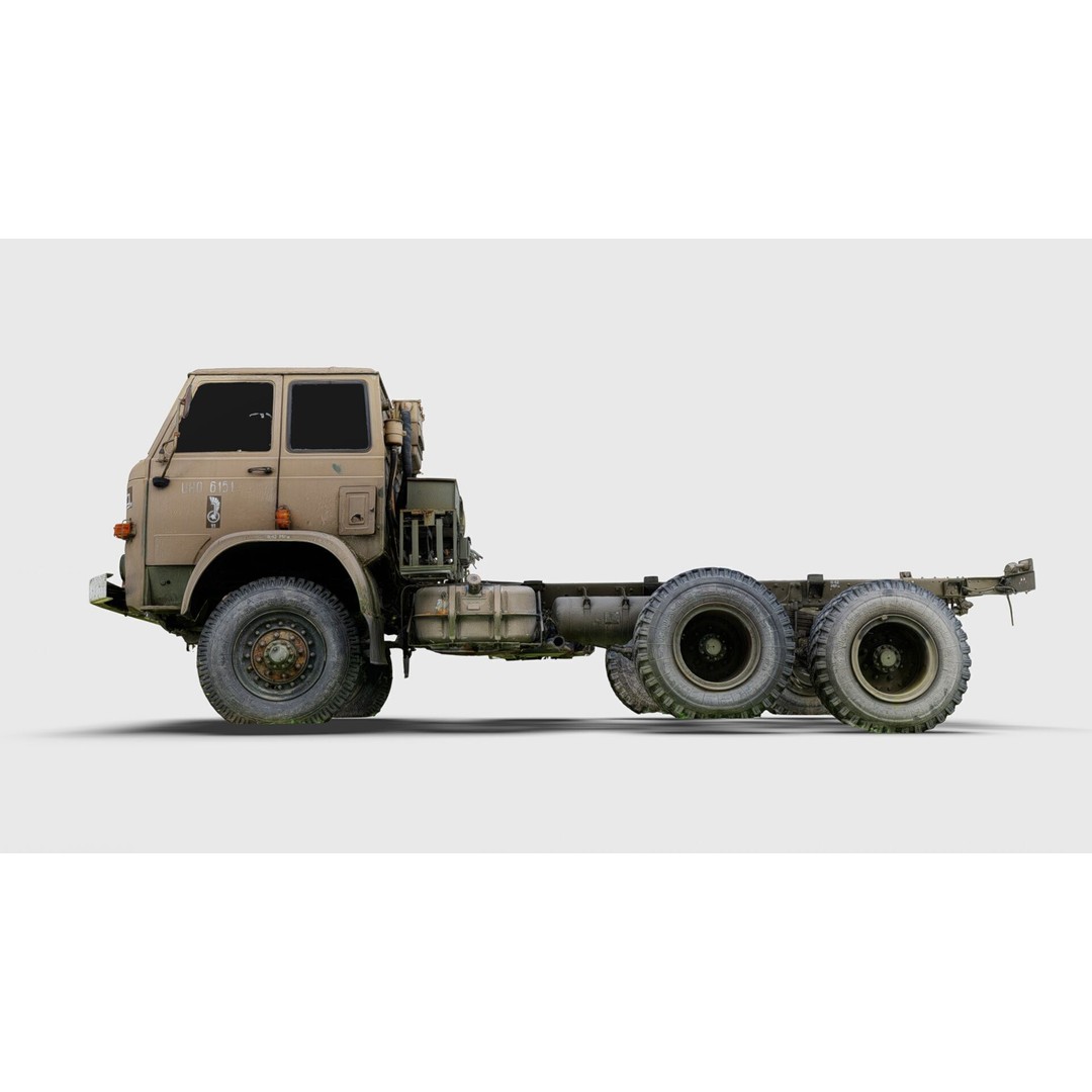 Star 266 Polish Off-Road Truck 3D Model – High Poly Photogrammetry FBX/OBJ - View 3