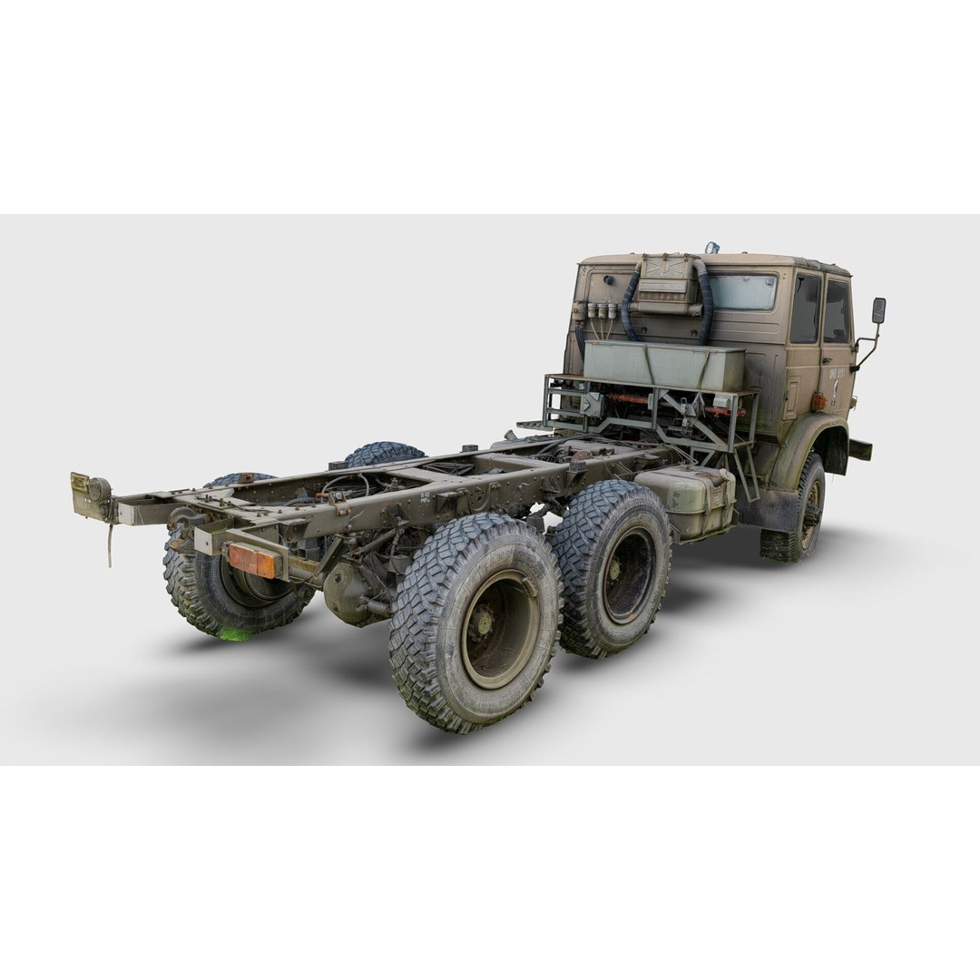 Star 266 Polish Off-Road Truck 3D Model – High Poly Photogrammetry FBX/OBJ - View 4