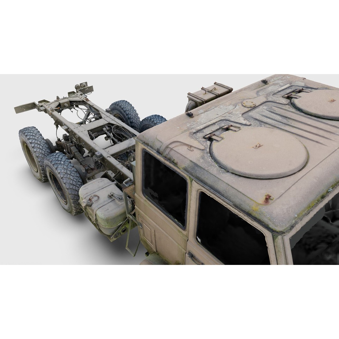 Star 266 Polish Off-Road Truck 3D Model – High Poly Photogrammetry FBX/OBJ - View 8