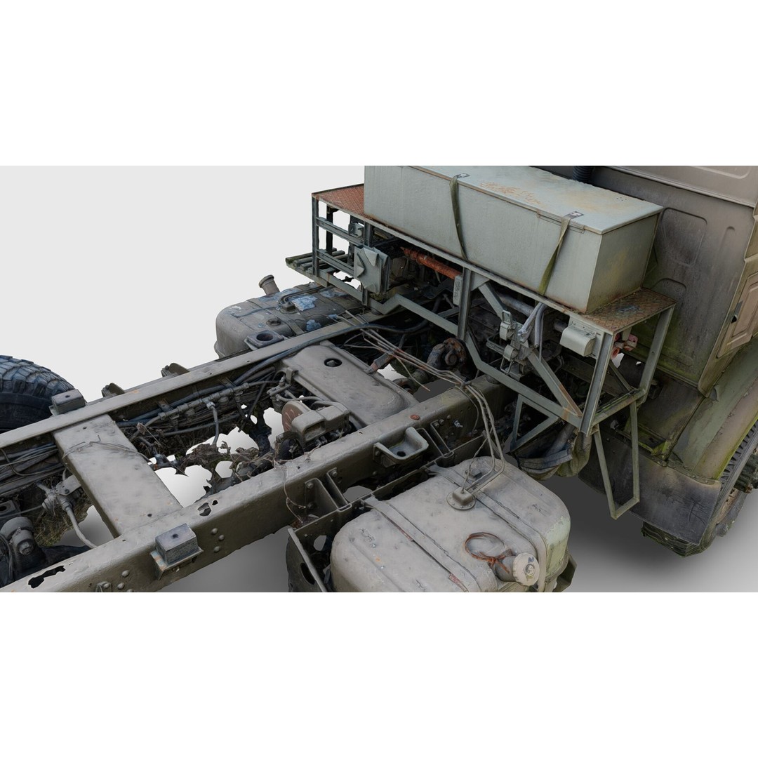 Star 266 Polish Off-Road Truck 3D Model – High Poly Photogrammetry FBX/OBJ - View 9