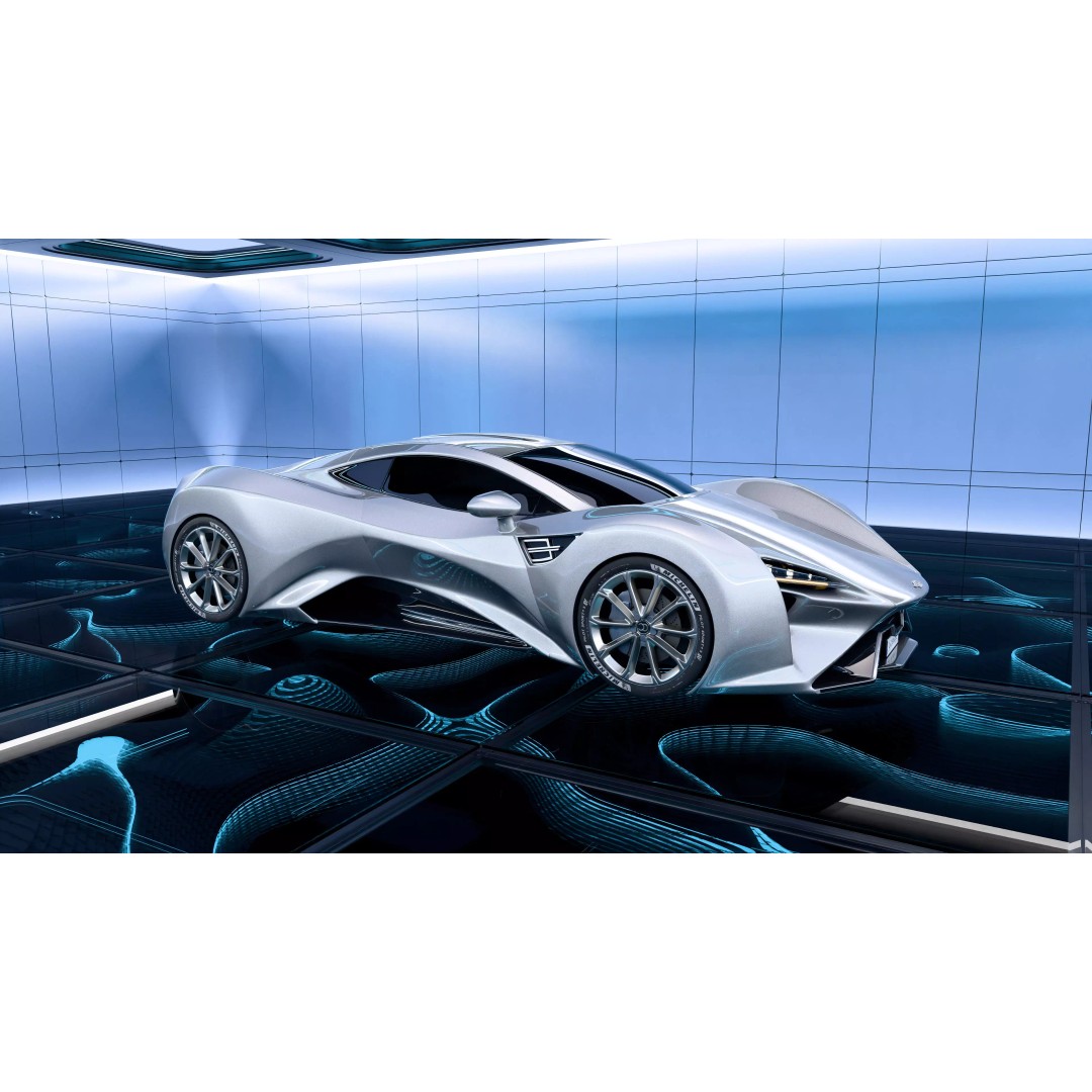 CC Cerberus 3D Model – High Poly Sports Car, Blender, FBX, OBJ - View 5