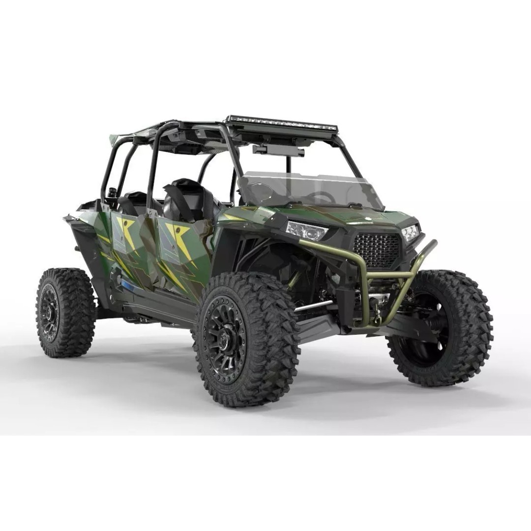 2018 Polaris RZR XP 4 1000 Turbo 3D Model – High Poly Game Asset, FBX - View 2