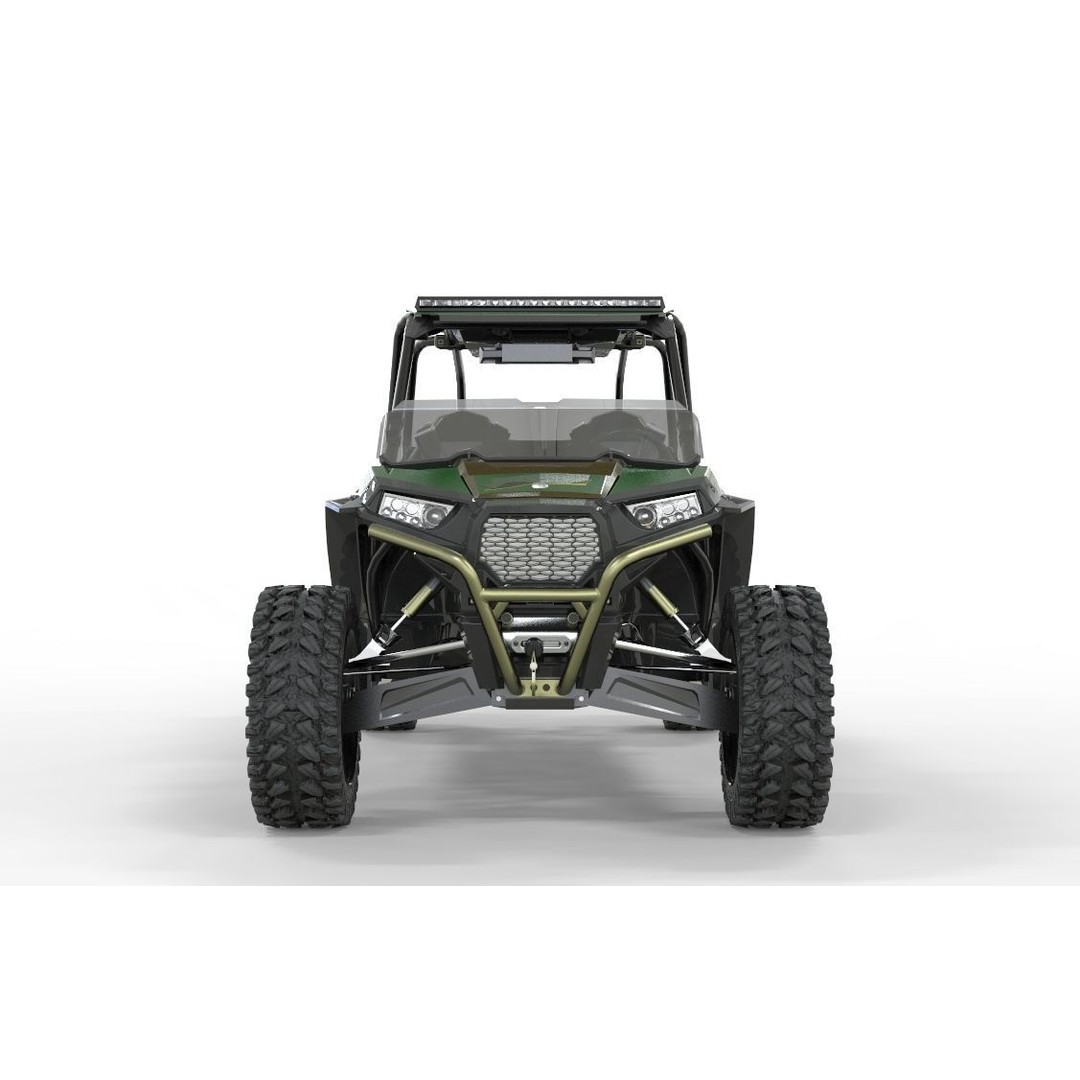 2018 Polaris RZR XP 4 1000 Turbo 3D Model – High Poly Game Asset, FBX - View 5