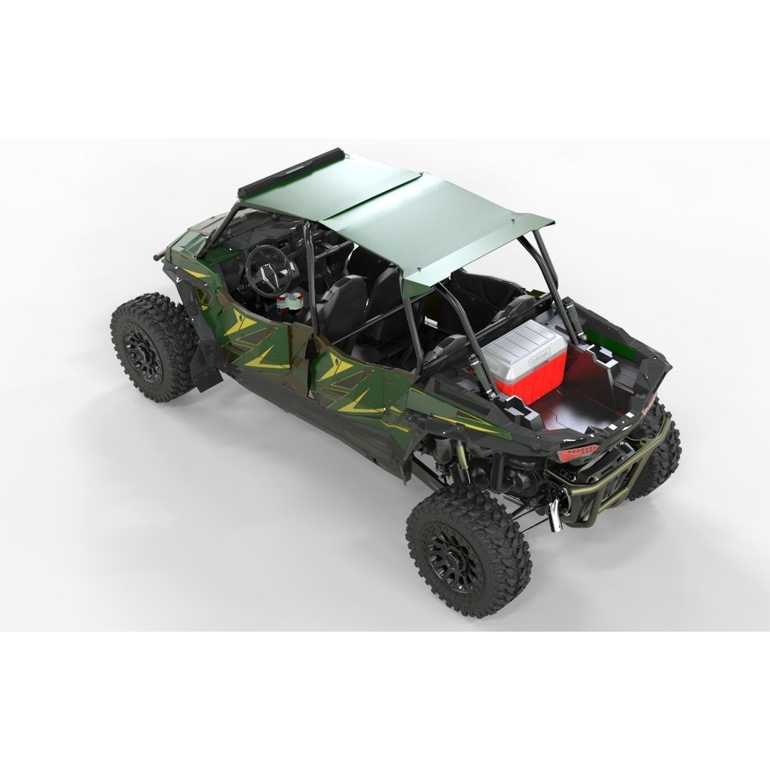2018 Polaris RZR XP 4 1000 Turbo 3D Model – High Poly Game Asset, FBX - View 7