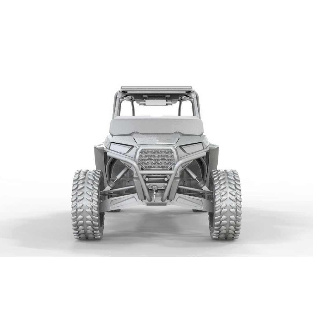 2018 Polaris RZR XP 4 1000 Turbo 3D Model – High Poly Game Asset, FBX - View 9