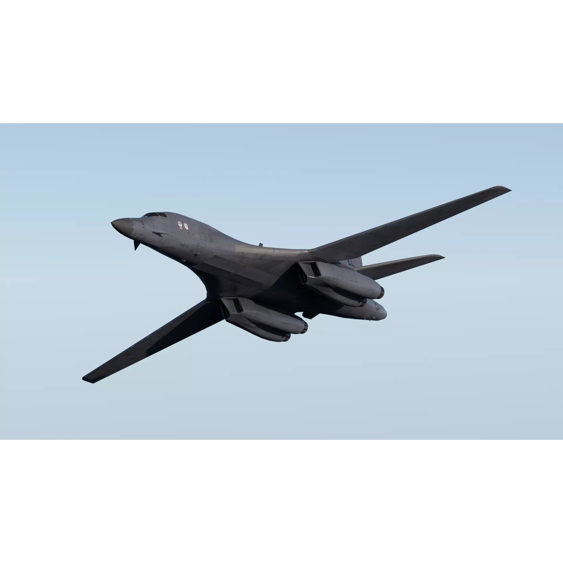 Rockwell B-1B Lancer - Low-Poly Game-Ready 3D Model - View 10