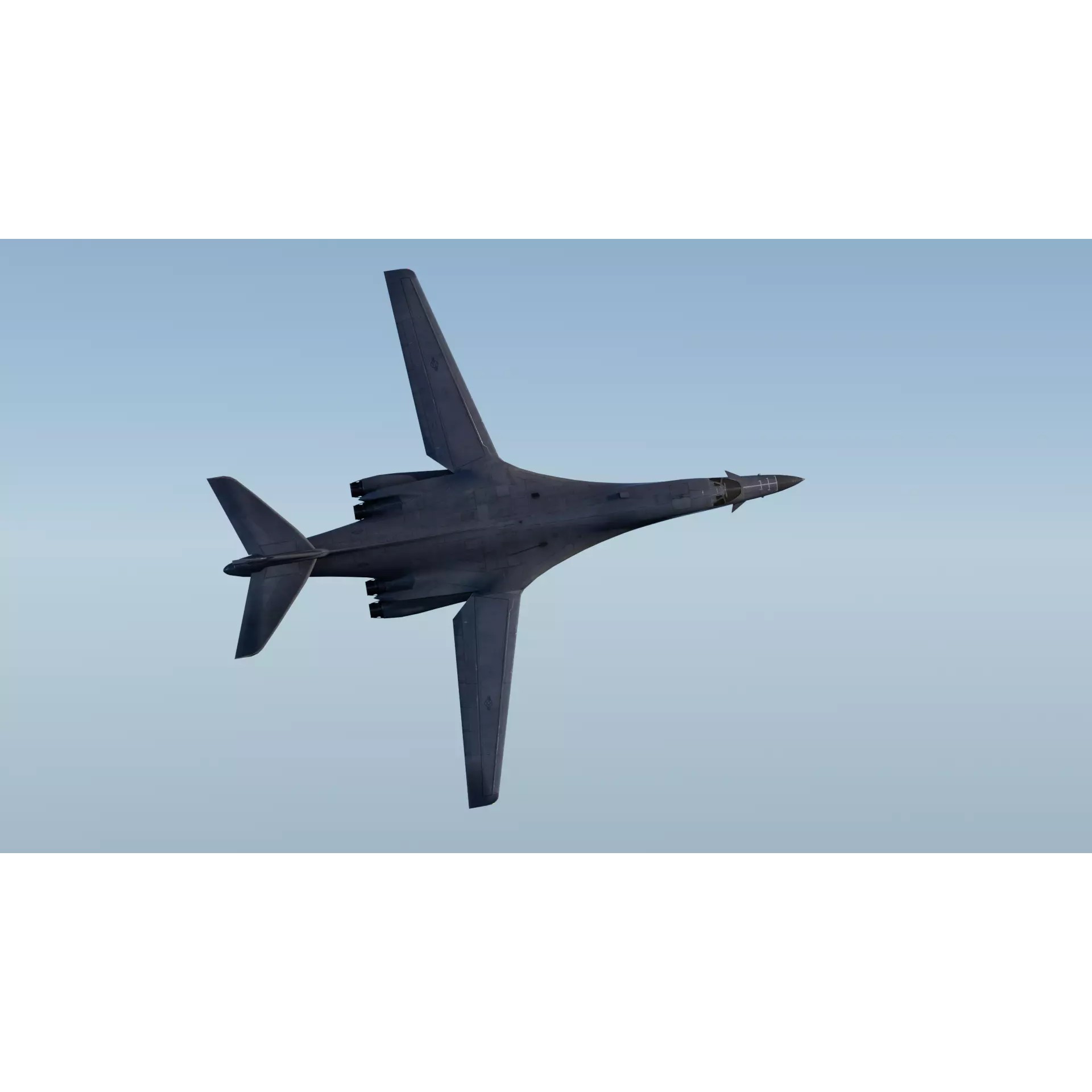 Rockwell B-1B Lancer - Low-Poly Game-Ready 3D Model - View 17