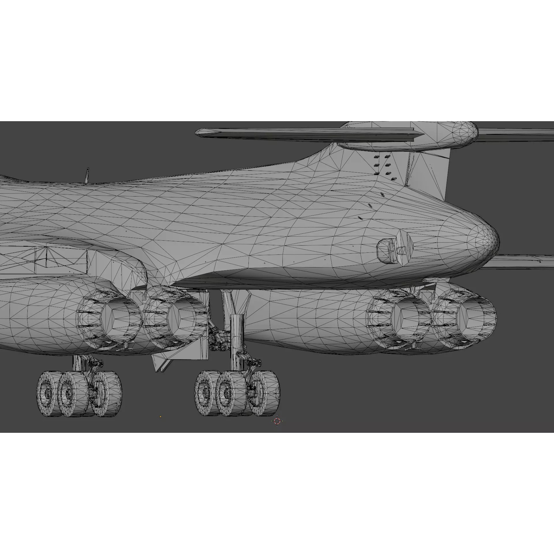 Rockwell B-1B Lancer - Low-Poly Game-Ready 3D Model - View 20
