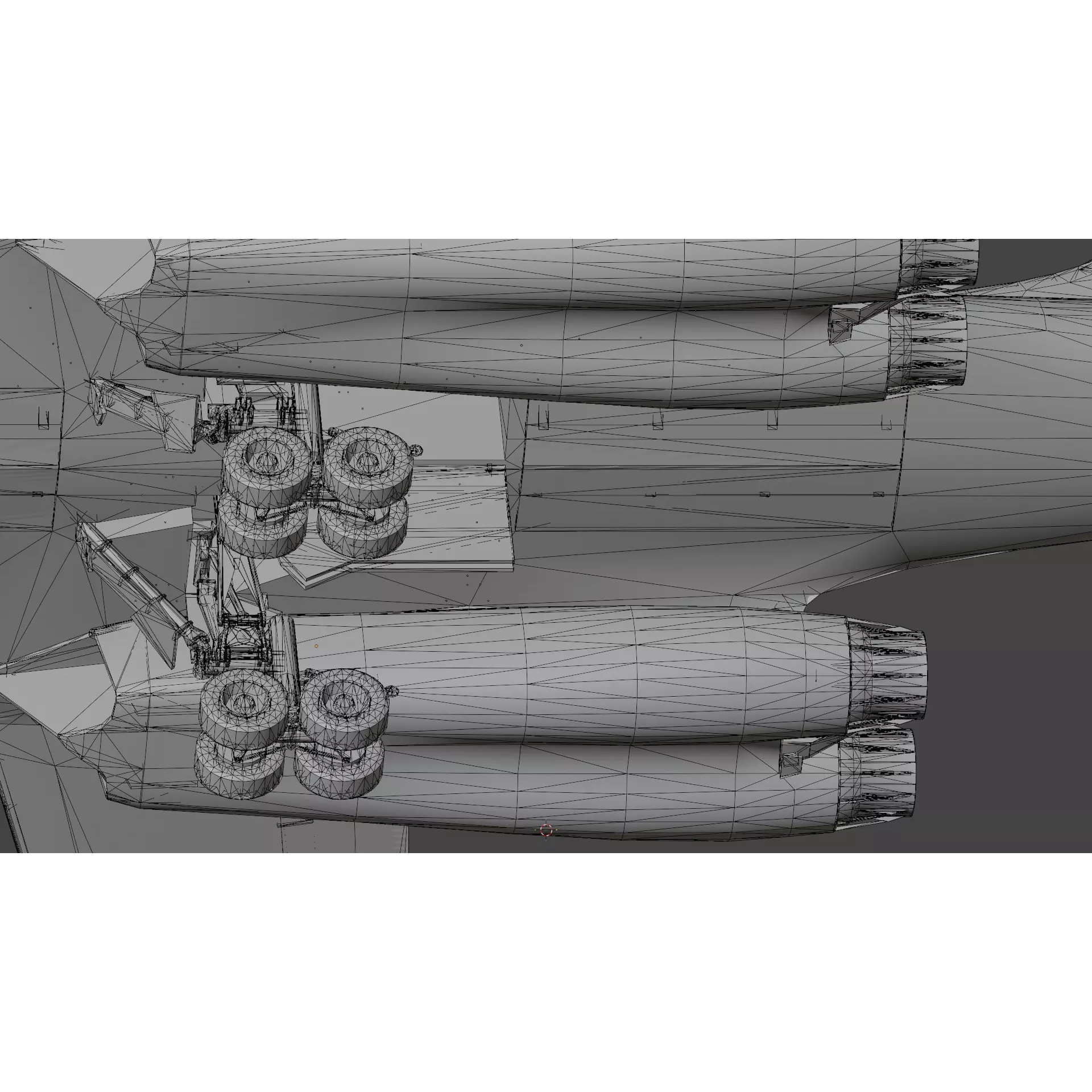 Rockwell B-1B Lancer - Low-Poly Game-Ready 3D Model - View 21