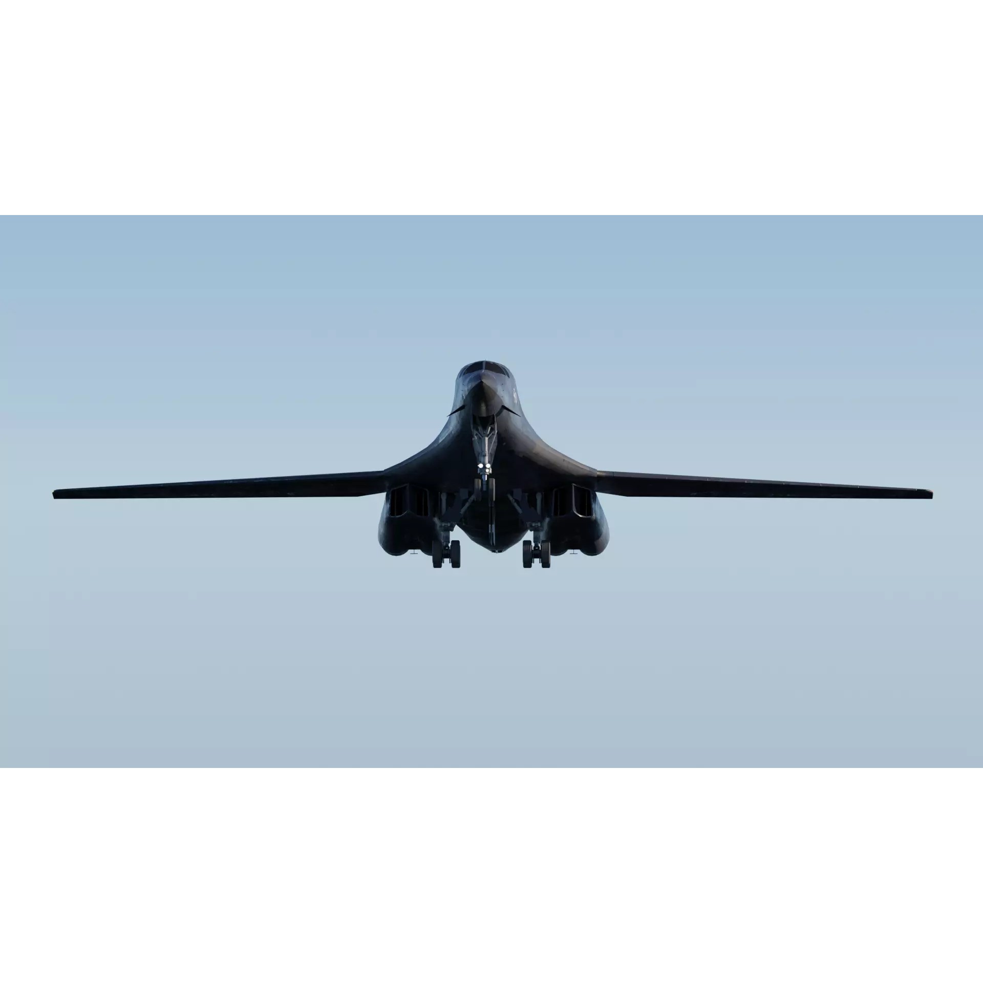 Rockwell B-1B Lancer - Low-Poly Game-Ready 3D Model - View 5