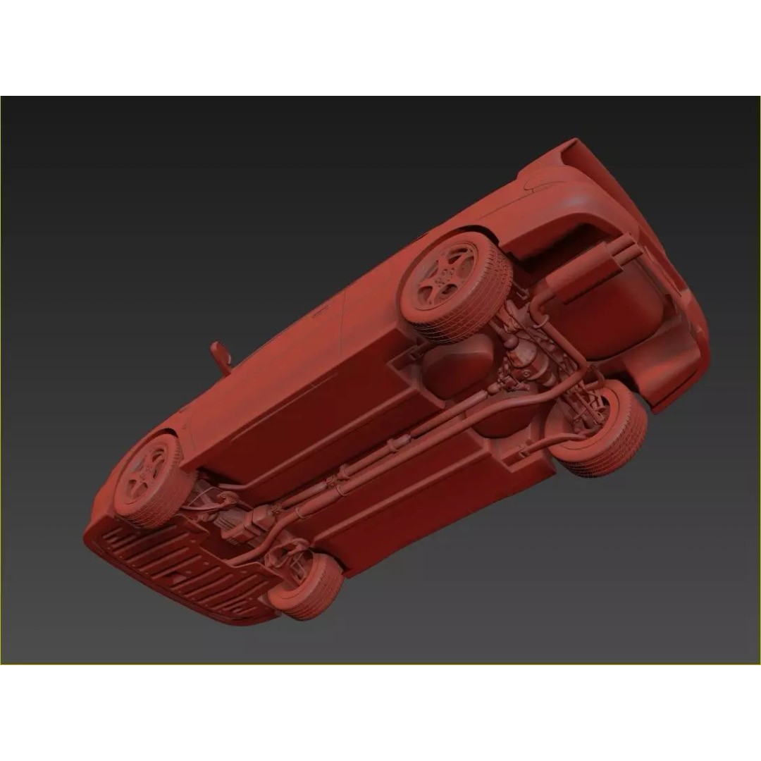 Subaru Impreza WRX STI 3D Model – High Poly Game Asset, FBX, OBJ - View 14