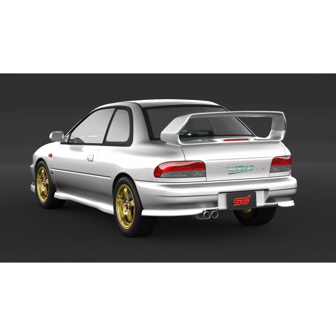 Subaru Impreza WRX STI 3D Model – High Poly Game Asset, FBX, OBJ - View 5