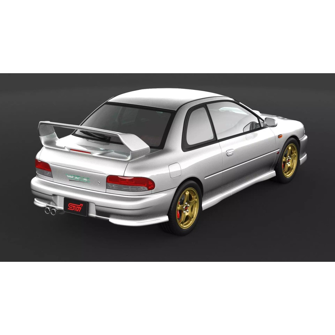 Subaru Impreza WRX STI 3D Model – High Poly Game Asset, FBX, OBJ - View 8