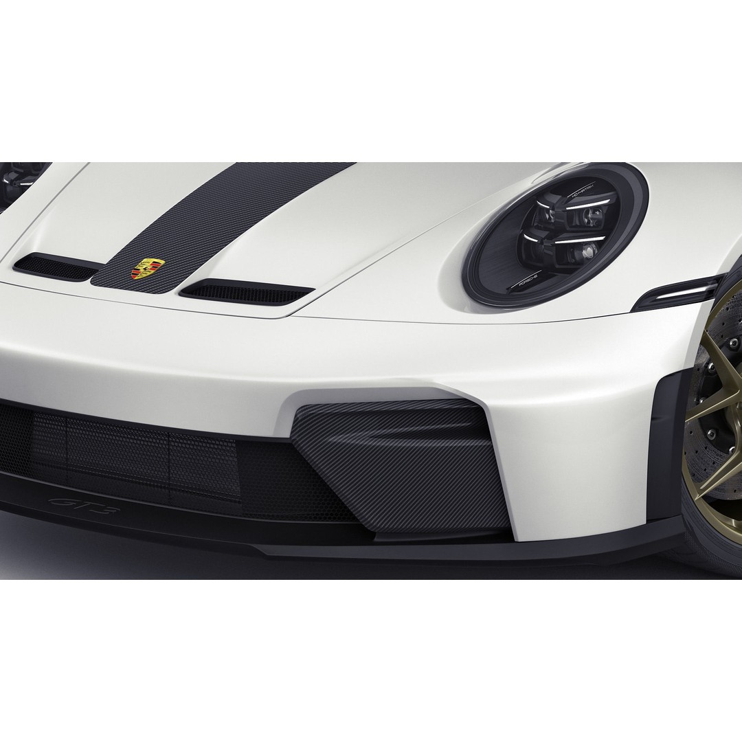 Porsche 911 GT3 Weissach 2025 3D Model – High Poly Game Asset, FBX/OBJ/Blender - View 9