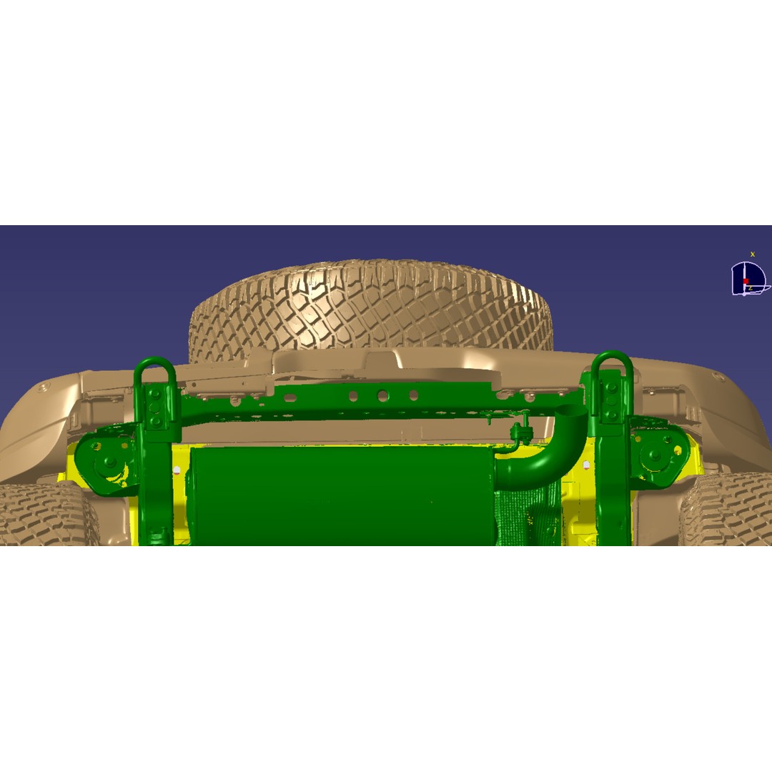 Bronco First Edition 2021 3D Model – High Detail Vehicle Scan, STL - View 11