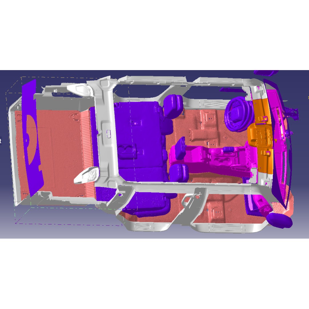 Bronco First Edition 2021 3D Model – High Detail Vehicle Scan, STL - View 15