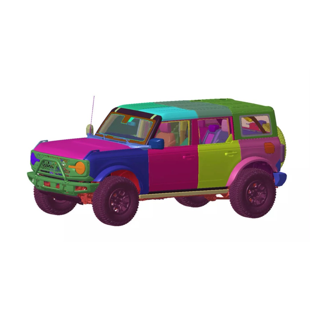 Bronco First Edition 2021 3D Model – High Detail Vehicle Scan, STL - View 2