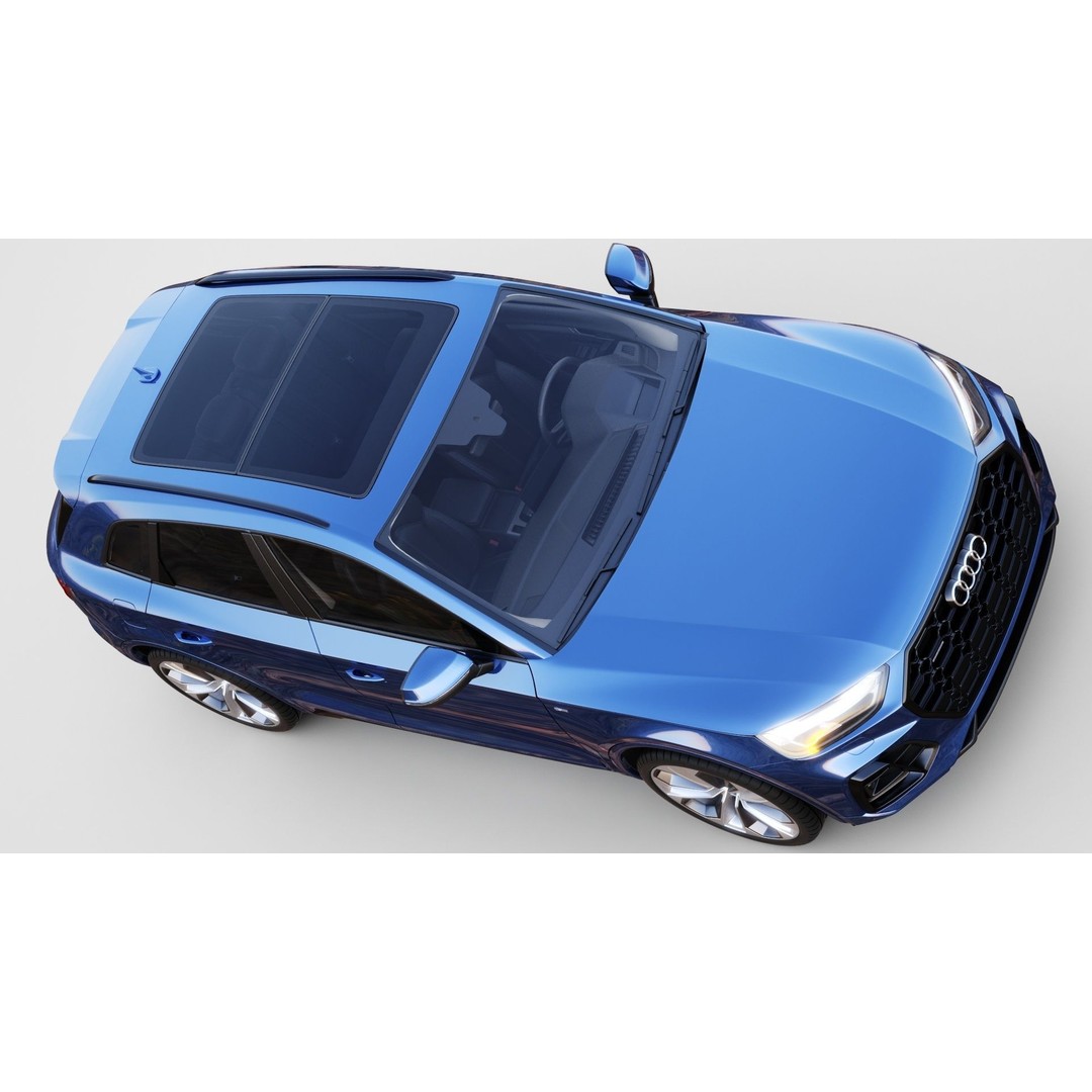 Audi Q5 2021 3D Model – High Poly SUV with Open Doors, FBX, Blender - View 10