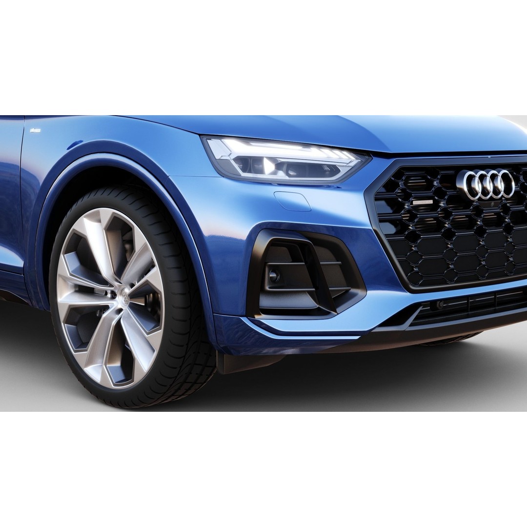 Audi Q5 2021 3D Model – High Poly SUV with Open Doors, FBX, Blender - View 11