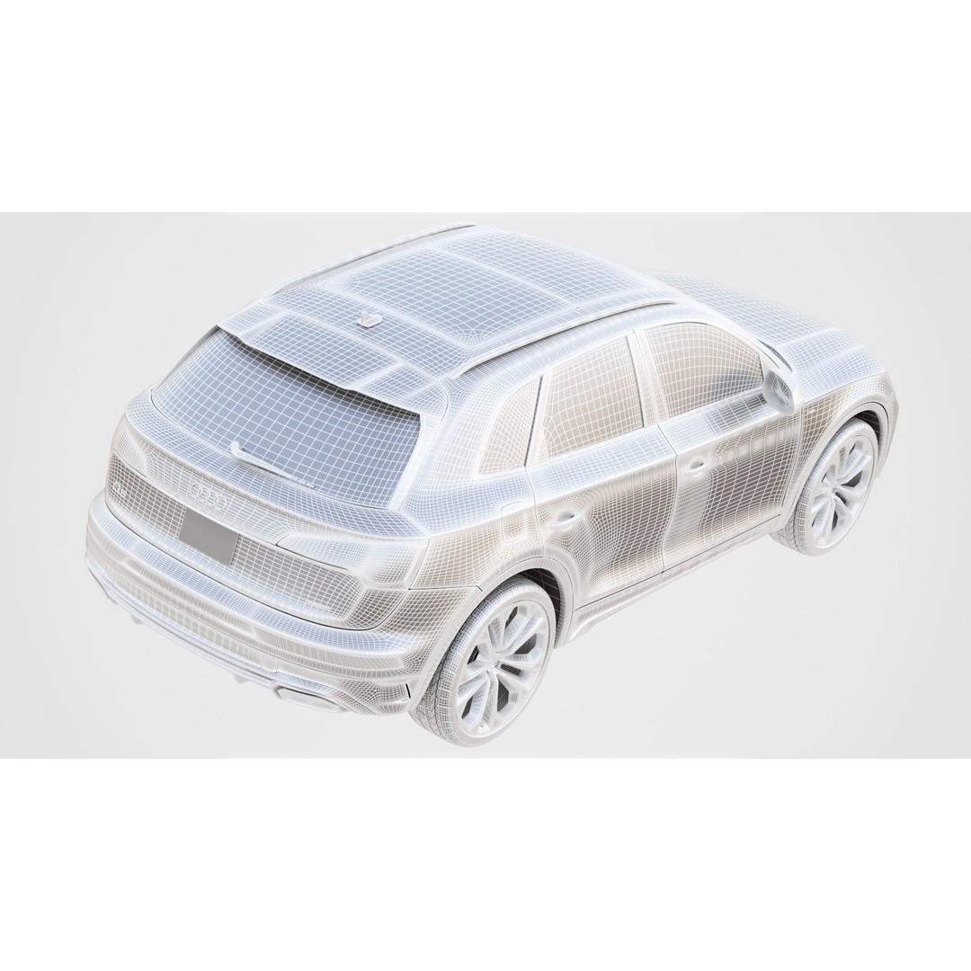 Audi Q5 2021 3D Model – High Poly SUV with Open Doors, FBX, Blender - View 17