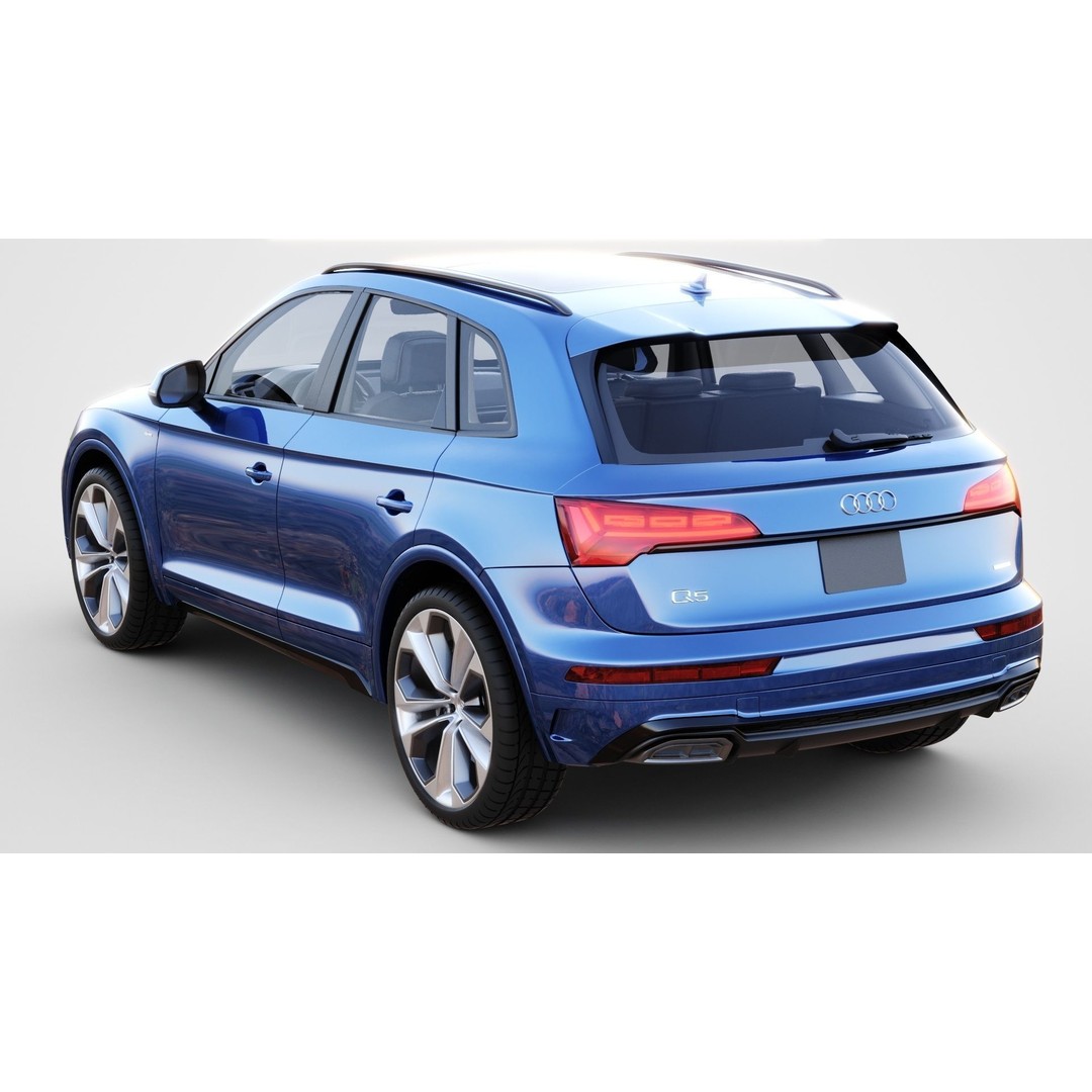 Audi Q5 2021 3D Model – High Poly SUV with Open Doors, FBX, Blender - View 5