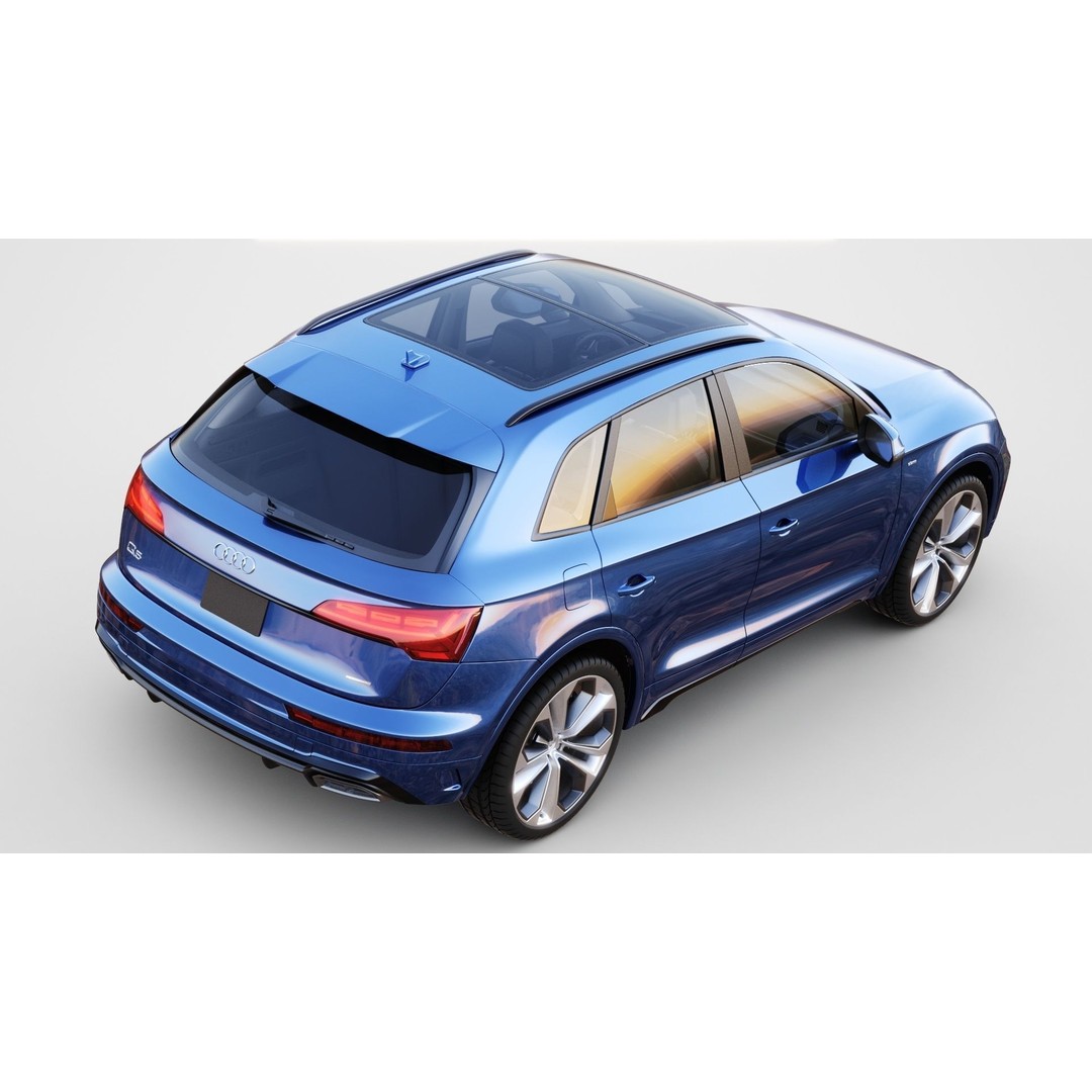 Audi Q5 2021 3D Model – High Poly SUV with Open Doors, FBX, Blender - View 7